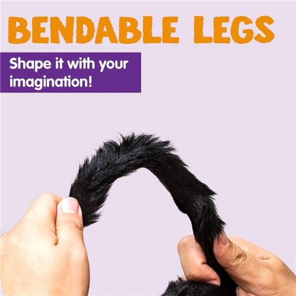 6.5ft Halloween Hairy Spider Outdoor Decor, Scary Giant Spider Fake Large Spider - Picture 5 of 8